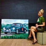 Tanja Stadnic Porsche Acrylic Art 4 Auto Class Magazine