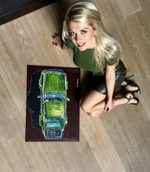 Tanja Stadnic Porsche Acrylic Art 6 Auto Class Magazine