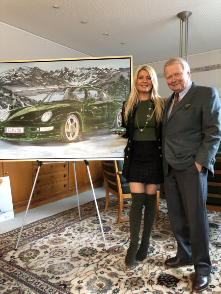 Tanja Stadnic Porsche Acrylic Art Auto Class Magazine