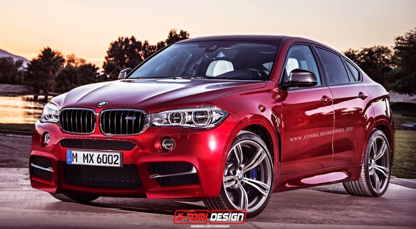 BMW X6M rendering
