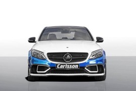 Carlsson C63 S AMG Gets 100HP More And A Mirror Blue Wrap