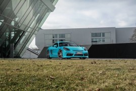 Techart 718 Cayman S: GT4-Cilindri Da Pelle d’Oca