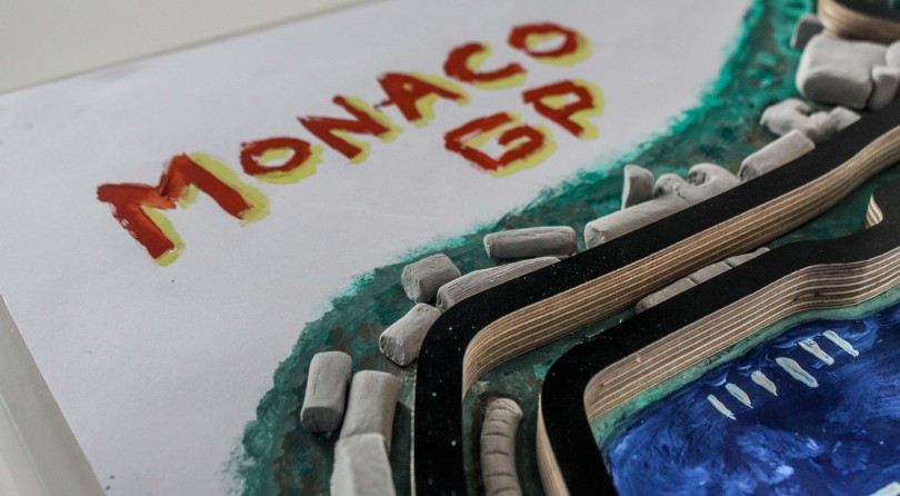 This 1/1 Handmade Bas-Relief of the Monaco Grand Prix Is Your Ultimate Christmas Request