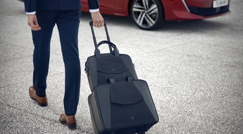 Peugeot Releases a Line of Luggage with details in Alcantara