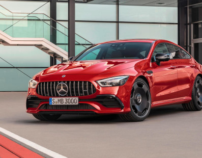 Mercedes AMG GT43 Four-Door Coupe: New 367HP Entry Level