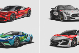 Iconic F1 Liveries Reimagined on Modern Road Cars
