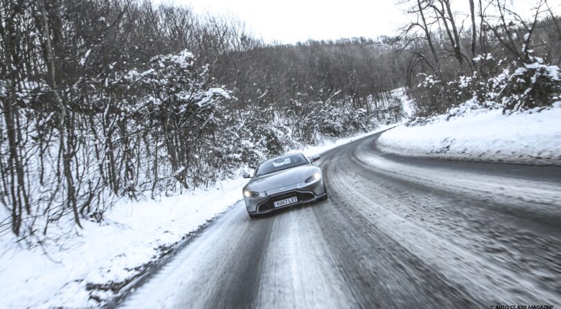 Roamers | Aston Martin V8 Vantage vs Snow