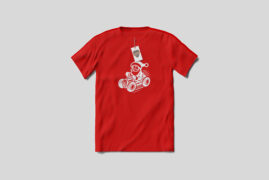 Santa Is Racing To Town | La T-Shirt in Edizione Limitata per Veri Petrolhead